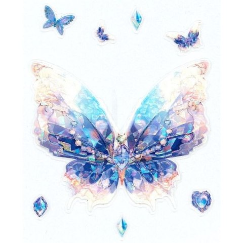 Naklejka (nalepka) Craft-Fun Series Motyle foliowe Titanum (25MD006) Titanum