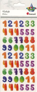 Naklejka (nalepka) Craft-Fun Series cyfry Titanum (25BJ033125) Titanum