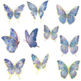 Naklejka (nalepka) Craft-Fun Series Motyle fioletowe Naklejki foliowe Titanum (25CR003) Titanum