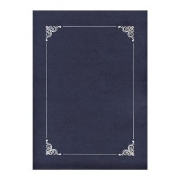 Okładka na dyplom granatowa ze złotą ramką Mintra (220415) Mintra