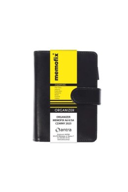 Organizer MEMOFIX A6 CZARNY Antra (z saszetką) Antra