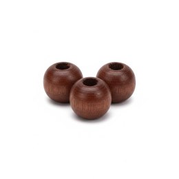 Ozdoba drewniana Craft-Fun Series Korale drewniane w kolorze ciemnobrązowym Titanum (25KBZ001) Titanum