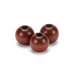 Ozdoba drewniana Craft-Fun Series Korale drewniane w kolorze ciemnobrązowym Titanum (25KBZ002) Titanum