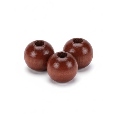 Ozdoba drewniana Craft-Fun Series Korale drewniane w kolorze ciemnobrązowym Titanum (25KBZ002) Titanum