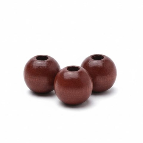 Ozdoba drewniana Craft-Fun Series Korale drewniane w kolorze ciemnobrązowym Titanum (25KBZ003) Titanum