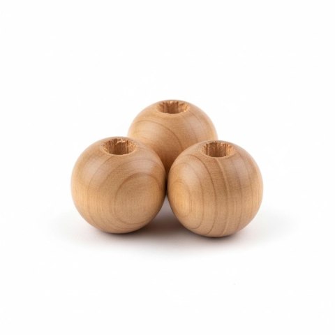 Ozdoba drewniana Craft-Fun Series Korale drewniane w kolorze ciemnobrązowym Titanum (25KBZ007) Titanum