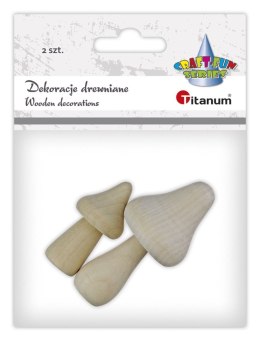 Ozdoba drewniana Craft-Fun Series grzybki Titanum (25BJ033138) Titanum