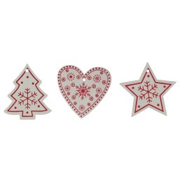 Ozdoba drewniana Craft-Fun Series gwiazdka, choinka, serce Titanum (849/851/853) Titanum