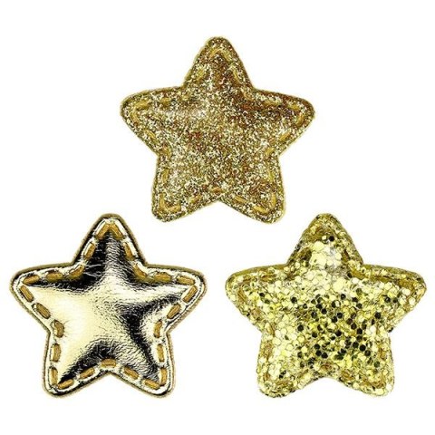 Ozdoba materiałowa Craft-Fun Series Złote gwiazki Titanum (BJ25042703) Titanum