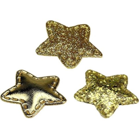 Ozdoba materiałowa Craft-Fun Series Złote gwiazki Titanum (BJ25042703) Titanum
