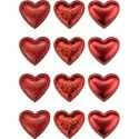 Ozdoba materiałowa Craft-Fun Series samoprzylepna Czerwone serduszka Titanum (BJ25042711) Titanum
