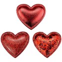 Ozdoba materiałowa Craft-Fun Series samoprzylepna Czerwone serduszka Titanum (BJ25042711) Titanum