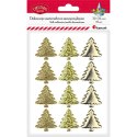 Ozdoba materiałowa Craft-Fun Series samoprzylepna Złote choinki Titanum (BJ25042715) Titanum