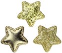 Ozdoba materiałowa Craft-Fun Series samoprzylepna Złote gwiazdki Titanum (BJ25042714) Titanum