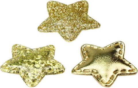 Ozdoba materiałowa Craft-Fun Series samoprzylepna Złote gwiazdki Titanum (BJ25042714) Titanum