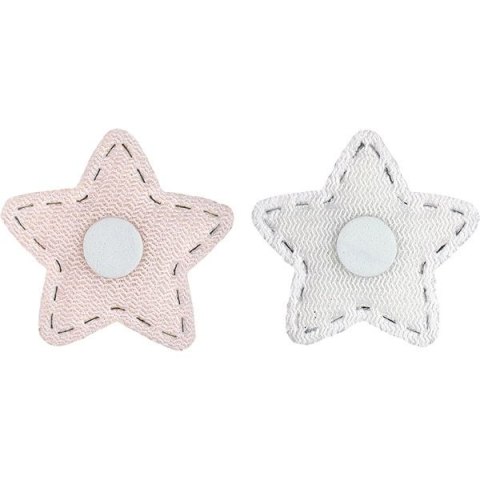 Ozdoba materiałowa Craft-Fun Series samoprzylepna srebrne gwiazdki Titanum (BJ25042713) Titanum