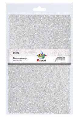 Ozdoba materiałowa Craft-Fun Series siatka koronkowa biała Titanum (25CR0331-14) Titanum