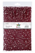 Ozdoba materiałowa Craft-Fun Series siatka koronkowa ciemnoczerwona Titanum (25CR0331-19) Titanum