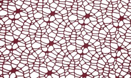 Ozdoba materiałowa Craft-Fun Series siatka koronkowa ciemnoczerwona Titanum (25CR0331-19) Titanum