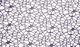 Ozdoba materiałowa Craft-Fun Series siatka koronkowa fioletowa Titanum (25CR0331-20) Titanum