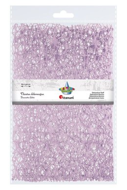 Ozdoba materiałowa Craft-Fun Series siatka koronkowa liliowa Titanum (25CR0331-17) Titanum