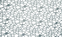 Ozdoba materiałowa Craft-Fun Series siatka koronkowa niebieska dymna Titanum (25CR0331-22) Titanum