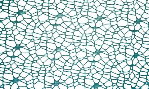 Ozdoba materiałowa Craft-Fun Series siatka koronkowa turkusowa Titanum (25CR0331-21) Titanum