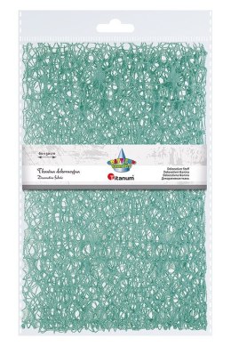 Ozdoba materiałowa Craft-Fun Series siatka koronkowa zielona matcha Titanum (25CR0331-15) Titanum