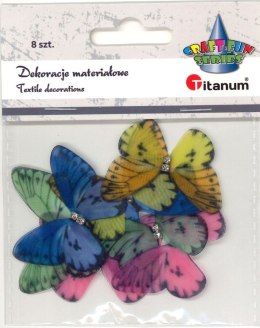 Ozdoba materiałowa Craft-Fun Series motyle Titanum (25HF001) Titanum
