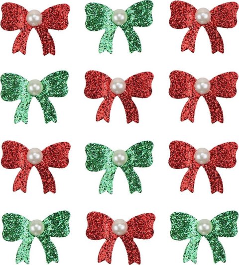 Ozdoba papierowa Craft-Fun Series Kokardki z kryształkiem Titanum (DIY-XM(501)) Titanum