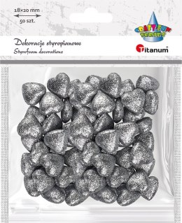Ozdoba styropianowa Craft-Fun Series serduszka 20mm Titanum (20YX0326-S) Titanum