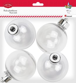 Ozdoba świąteczna Craft-Fun Series Bombki plastikowe z zakrętką Titanum (DIY-XM(532)) Titanum