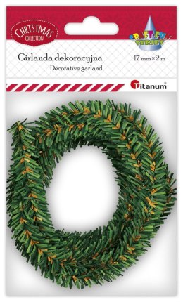 Ozdoba świąteczna Craft-Fun Series Girlanda zielona Titanum (BJ25042706) Titanum