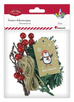 Ozdoba świąteczna Craft-Fun Series Zestaw do dekoracji prezentu Titanum (25YX0514-6) Titanum