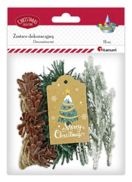 Ozdoba świąteczna Craft-Fun Series Zestaw do dekoracji prezentu Titanum (25YX0514-8) Titanum