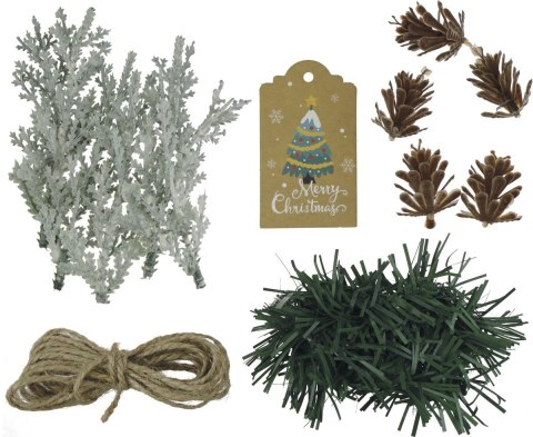 Ozdoba świąteczna Craft-Fun Series Zestaw do dekoracji prezentu Titanum (25YX0514-8) Titanum