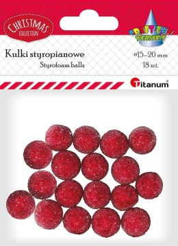 Ozdoba świąteczna Craft-Fun Series styropianowe kule Titanum (25YX0514-4) Titanum