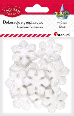 Ozdoba świąteczna Craft-Fun Series styropianowe płatki śniegu Titanum (25YX0514-3) Titanum