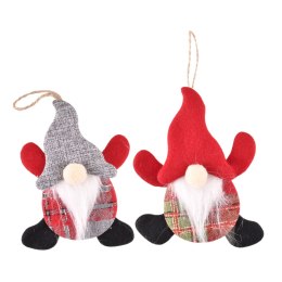 Ozdoba świąteczna zawieszka na choinkę gnom 15cm Home And Garden (6045) Home And Garden