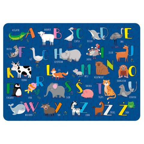 Podkład na biurko Alfabel mix PVC PCW Derform (PLAAL) Derform