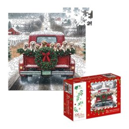Puzzle Puzzle drewniane - Christmas - Podróżujące psy - 250el. 250 el. Alexander (50943) Alexander