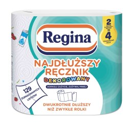 Ręcznik rolka nadruk 2 szt 100% celuloza Regina Regina