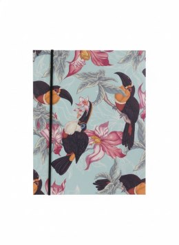 Teczka kartonowa na gumkę TUKAN T0123 A5 łamana z gumką A5 mix Penmate (TT9264) Penmate