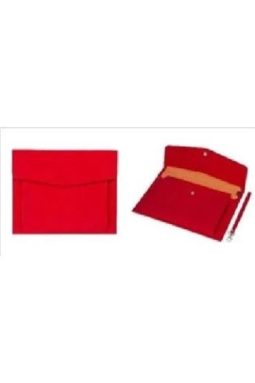 Teczka ofertowa koperta na napy A4 kolor: czerwony 1 kieszeni Antra Antra