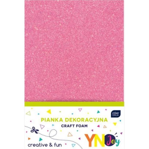 Arkusz piankowy pianka dekoracyjna A4 kolor: mix 8 ark. [mm:] 210x297 Interdruk (brokat pastel) Interdruk