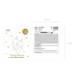 Balon gumowy Gołąb, Crystal Clear transparentny 300mm Partydeco (SB14C-204-000-6) Partydeco