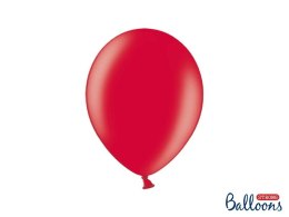 Balon gumowy Party Deco BALONY STRONG METALLIC metalizowany 50 szt czerwony 270mm Partydeco (SB12M-007J/50) Partydeco