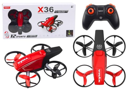 Dron Zdalnie Sterowany RC X36 SYMA Czerwony Lean (20879) Lean
