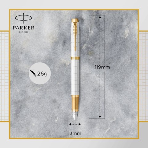 Ekskluzywne pióro tłoczkowe PEARL Parker (2143649) Parker