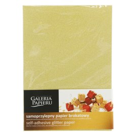 Etykieta samoprzylepna brokatowy złoty A4 złoty Galeria Papieru (254010) Galeria Papieru